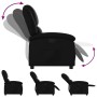 Sillón reclinable de cuero sintético negro by , Armchairs - Ref: Foro24-371775, Price: 242,23 €, Discount: %