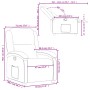 Roter Kunstleder-Fernsehsessel von , Sessel - Ref: Foro24-371780, Preis: 199,02 €, Rabatt: %