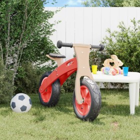 Bicicleta sin pedales para niños con neumáticos de aire rojo by , Pedal or push vehicles - Ref: Foro24-358357, Price: 44,49 €...
