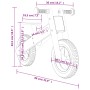 Bicicleta de equilibrio para niños estampado naranja de , Vehículos a pedales o para empujar - Ref: Foro24-358362, Precio: 42...