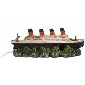 Aqua d'ella Titanic naufragado y piedra difusora 39x11x17cm