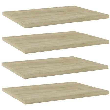 Shelf shelf 4 pcs Sonoma oak plywood 40x30x1.5cm by , Shelves - Ref: Foro24-805160, Price: 28,60 €, Discount: %