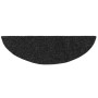 Alfombrilla escaleras 15ud tela punzonada gris oscuro 56x17x3cm de vidaXL, Alfombrillas para escalones - Ref: Foro24-132691, ...