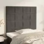 Headboards 2 units of dark gray velvet 100x5x78/88 cm by , Headboards and footboards - Ref: Foro24-3116375, Price: 57,87 €, D...