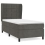 Boxspringbett mit dunkelgrauer Samtmatratze 100x200 cm von , Betten und Lattenroste - Ref: Foro24-3129196, Preis: 361,49 €, R...