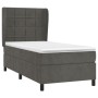 Boxspringbett mit dunkelgrauer Samtmatratze 100x200 cm von , Betten und Lattenroste - Ref: Foro24-3129196, Preis: 361,49 €, R...