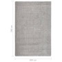 Light gray non-slip shaggy rug 200x290 cm by , Rugs - Ref: Foro24-340386, Price: 130,40 €, Discount: %