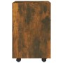 Zusatzgarderobe auf Rädern aus geräuchertem Eichensperrholz, 33 x 38 x 60 cm von , Schließfächer und Lagerschränke - Ref: For...