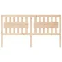 Solid pine wood bed headboard 185.5x4x100 cm by , Headboards and footboards - Ref: Foro24-818585, Price: 62,23 €, Discount: %