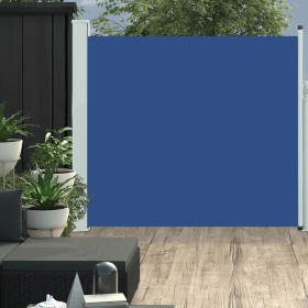 Retractable side garden awning blue 170x300 cm by , Umbrellas - Ref: Foro24-48366, Price: 88,38 €, Discount: %