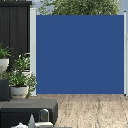 Toldo lateral retráctil de jardín azul 170x300 cm de , Sombrillas - Ref: Foro24-48366, Precio: 86,54 €, Descuento: %