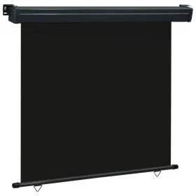 Black balcony side awning 170x250 cm by , Umbrellas - Ref: Foro24-48436, Price: 89,27 €, Discount: %