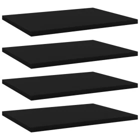 Shelf shelves 4 pcs black plywood 40x30x1.5 cm by , Shelves - Ref: Foro24-805156, Price: 27,88 €, Discount: %