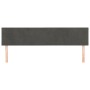 Kopfteile 2 Einheiten aus dunkelgrauem Samt 100x5x78/88 cm von , Kopf- und Fußteile - Ref: Foro24-346097, Preis: 59,93 €, Rab...