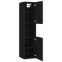Schwarzes Badezimmermöbelset aus Holzwerkstoff von , Badezimmermöbel - Ref: Foro24-3071424, Preis: 412,96 €, Rabatt: %