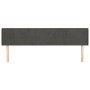 Kopfteil aus dunkelgrauem Samt, 203 x 16 x 78/88 cm von , Kopf- und Fußteile - Ref: Foro24-3118835, Preis: 71,44 €, Rabatt: %