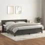Cama box spring con colchón terciopelo gris oscuro 200x200 cm de , Camas y somieres - Ref: Foro24-3127512, Precio: 553,85 €, ...