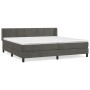 Boxspringbett mit dunkelgrauer Samtmatratze 200x200 cm von , Betten und Lattenroste - Ref: Foro24-3130980, Preis: 558,08 €, R...