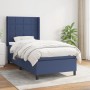 Cama box spring con colchón tela azul 80x200 cm de , Camas y somieres - Ref: Foro24-3131391, Precio: 353,20 €, Descuento: %