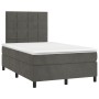 Boxspringbett mit Matratze und dunkelgrauem LED-Samt 120x200 cm von , Betten und Lattenroste - Ref: Foro24-3136114, Preis: 40...