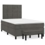 Cama box spring con colchón terciopelo gris oscuro 120x200 cm de , Camas y somieres - Ref: Foro24-3137834, Precio: 435,79 €, ...