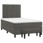 Cama box spring con colchón terciopelo gris oscuro 120x200 cm de , Camas y somieres - Ref: Foro24-3137834, Precio: 426,20 €, ...