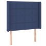 Cama box spring colchón y luces LED tela azul 80x200 cm de , Camas y somieres - Ref: Foro24-3138835, Precio: 336,45 €, Descue...