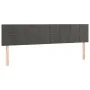 Box spring bed with dark gray velvet mattress 200x200 cm by , Beds and slatted bases - Ref: Foro24-3141324, Price: 540,34 €, ...