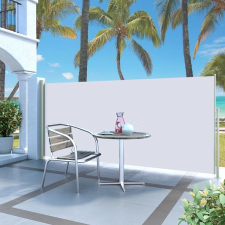 Toldo lateral retráctil 140x300 cm crema de , Sombrillas - Ref: Foro24-45354, Precio: 69,59 €, Descuento: %