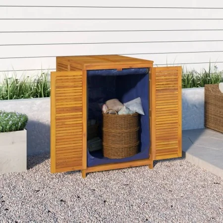 Caja de almacenaje de jardín madera maciza acacia 70x87x104 cm de , Cajas de almacenaje para exteriores - Ref: Foro24-360029,...