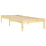 Estructura de cama madera maciza 90x190 cm de , Camas y somieres - Ref: Foro24-809982, Precio: 59,68 €, Descuento: %