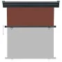 Brown balcony side awning 160x250 cm by , Umbrellas - Ref: Foro24-48435, Price: 75,83 €, Discount: %