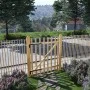Hazelnut wood fence gate 100x120cm by vidaXL, garden gates - Ref: Foro24-142592, Price: 88,49 €, Discount: %
