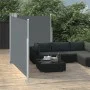 Anthrazitgraue einziehbare Seitenmarkise 140x600 cm von , Sonnenschirme - Ref: Foro24-48456, Preis: 120,13 €, Rabatt: %