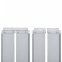 Anthrazitgraue einziehbare Seitenmarkise 140x600 cm von , Sonnenschirme - Ref: Foro24-48456, Preis: 123,67 €, Rabatt: %