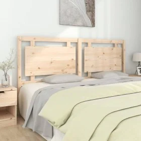 Bettkopfteil aus massivem Kiefernholz, 185,5 x 4 x 100 cm von , Kopf- und Fußteile - Ref: Foro24-817955, Preis: 76,12 €, Raba...