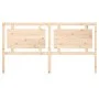 Cabecero de cama madera maciza de pino 185,5x4x100 cm de , Cabeceros y pies de cama - Ref: Foro24-817955, Precio: 76,12 €, De...