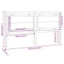 Bettkopfteil aus massivem Kiefernholz, 185,5 x 4 x 100 cm von , Kopf- und Fußteile - Ref: Foro24-817955, Preis: 77,34 €, Raba...