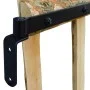 Hazelnut wood fence gate 100x120cm by vidaXL, garden gates - Ref: Foro24-142592, Price: 88,49 €, Discount: %