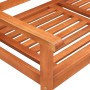 2-Sitzer-Gartenbank aus massivem Eukalyptusholz und Kissen 120 cm von , Gartenbänke - Ref: Foro24-3060975, Preis: 180,73 €, R...