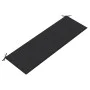 Banco de jardín 3 plazas madera maciza eucalipto y cojín 150 cm de , Bancos de jardín - Ref: Foro24-3060996, Precio: 191,49 €...