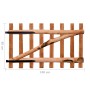 Gate for fence 100x60cm impregnated hazel wood by vidaXL, garden gates - Ref: Foro24-142594, Price: 78,78 €, Discount: %