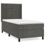 Boxspringbett mit dunkelgrauer Samtmatratze 100x200 cm von , Betten und Lattenroste - Ref: Foro24-3132664, Preis: 355,46 €, R...