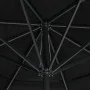 Garden umbrella with black aluminum pole 600 cm by , Umbrellas - Ref: Foro24-47376, Price: 259,64 €, Discount: %
