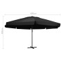 Garden umbrella with black aluminum pole 600 cm by , Umbrellas - Ref: Foro24-47376, Price: 266,30 €, Discount: %