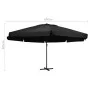 Garden umbrella with black aluminum pole 600 cm by , Umbrellas - Ref: Foro24-47376, Price: 259,64 €, Discount: %