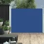 Einziehbare seitliche Gartenmarkise blau 140x500 cm von , Sonnenschirme - Ref: Foro24-48396, Preis: 116,08 €, Rabatt: %