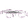 Solid white pine wood bed frame 140x190 cm by , Beds and slatted bases - Ref: Foro24-810346, Price: 105,94 €, Discount: %