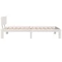 Estructura de cama individual madera maciza blanco 90x190 cm de , Camas y somieres - Ref: Foro24-810461, Precio: 113,67 €, De...