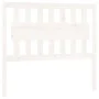Solid white pine wood bed headboard 105.5x4x100 cm by , Headboards and footboards - Ref: Foro24-818556, Price: 51,28 €, Disco...